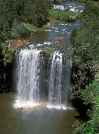 Dangar Falls, near Dorrigo, Northern New South Wales,Australiaの写真素材