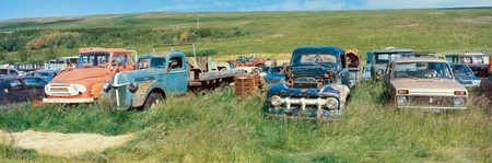Dump of old cars