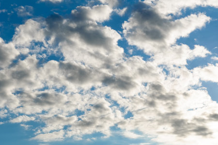 Sky clouds and clear sky at Tver. Russia. Summer.の写真素材