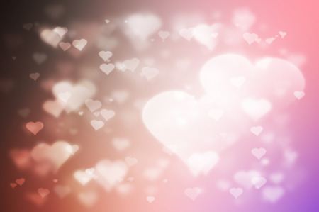 Bokeh heart abstract background , holiday valentine's day