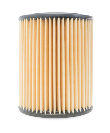 Air filter car motor on white backgroundの写真素材