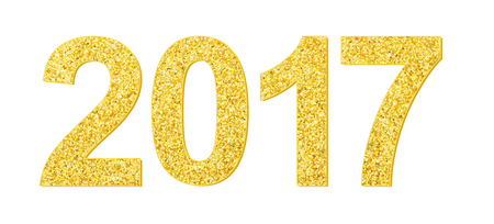 Gold glitter texture 2017 merry christmas happy new year element object backgroundの写真素材