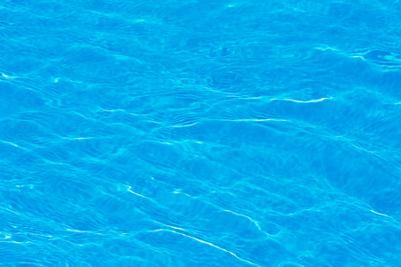 Water wave surface blue backgroundの写真素材