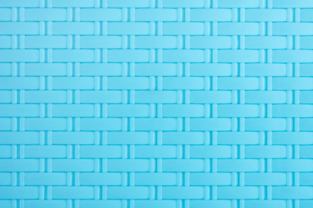 Blue plastic weaving pattern art abstract texture background ,photo backdrop decoration designの写真素材