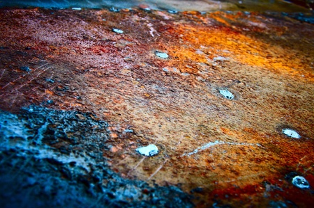 Texture of beautiful yellow-dark blue color, with a  inclusion point weldの写真素材