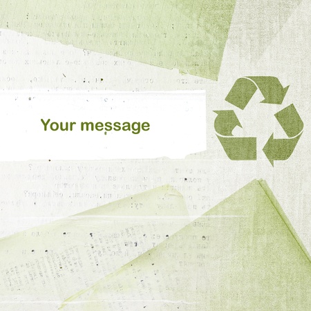 Old paper background, decorated with standard sheets in grunge styleの写真素材