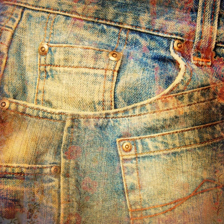 abstract grunge jeans backgroundの写真素材