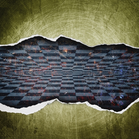 riped vintage paper on grunge backgroundの写真素材