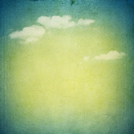 Grunge cloud background, vintage paper textureの写真素材