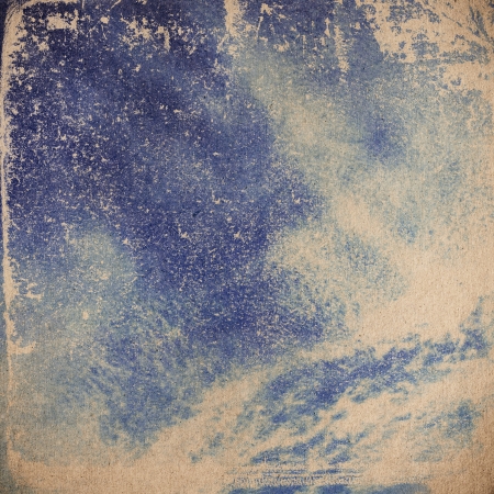 Grunge cloud background, vintage paper textureの写真素材