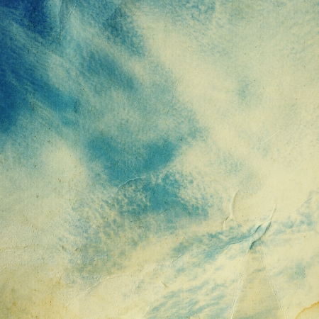 Grunge cloud background, vintage paper textureの写真素材