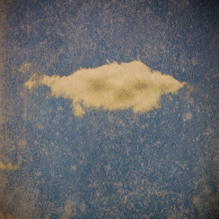 Grunge cloud background, vintage paper textureの写真素材