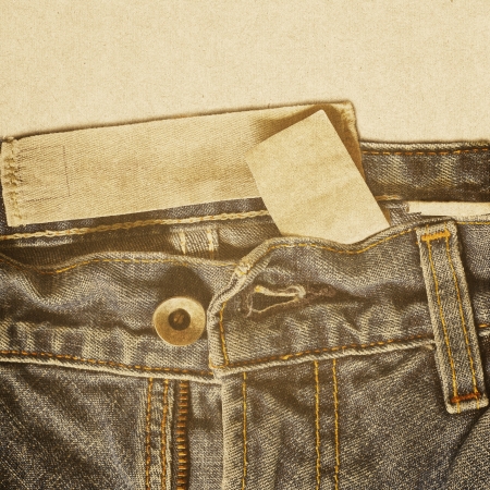 vintage paper cotton texture, abstract grunge jeans backgroundの写真素材