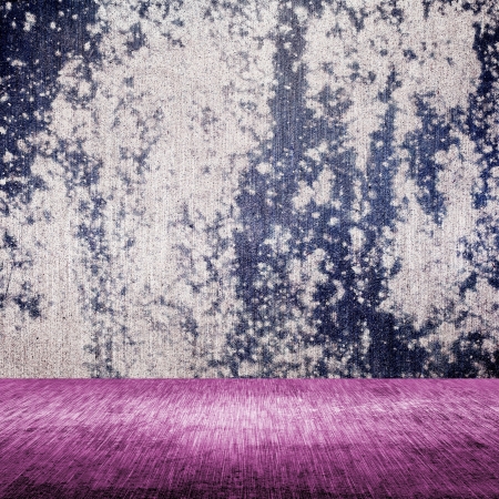 Grungy concrete room, distressed backgroundの写真素材