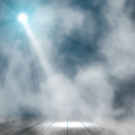 Background in show. interior shined with a projectorのイラスト素材