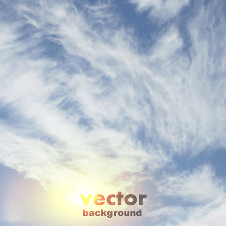 blue sky vector backgroundのイラスト素材
