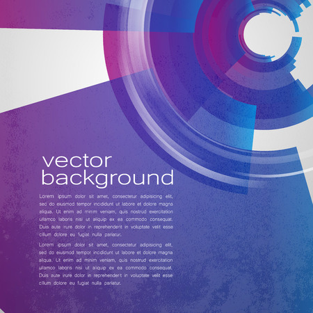 Techno Vector Circle Abstract Backgroundのイラスト素材