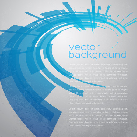 Techno Vector Circle Abstract Backgroundのイラスト素材