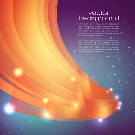 Techno Curves Tapes Abstract Backgroundのイラスト素材