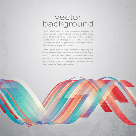 Techno Curves Tapes Abstract Backgroundのイラスト素材