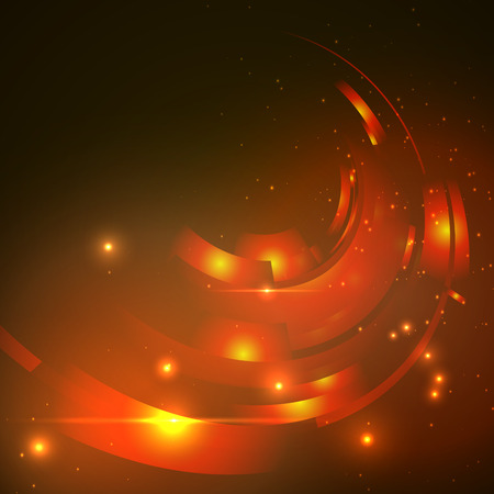 Techno Circle Abstract Backgroundのイラスト素材