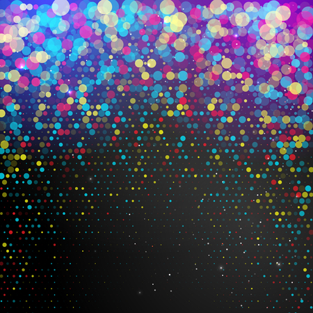 Vector confetti. Colorful confettiのイラスト素材