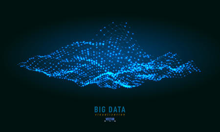 Vector of Abstract 3D big data - ID:126448251 - Royalty Free Image ...
