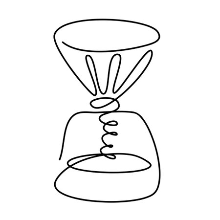 Coffee maker line flat icon. Coffee machine for home and restaurants