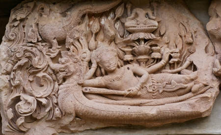  stone statue in Phanom Rung thai の写真素材