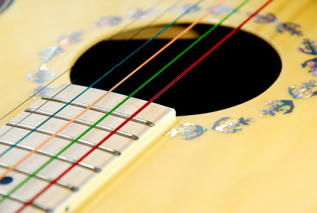 Colorful guitar 