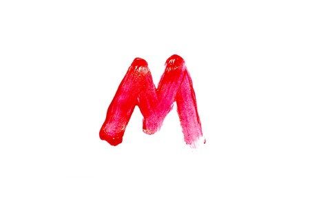 Close-up of A-Z  on white background の写真素材