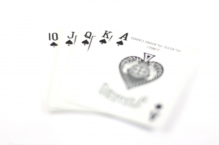 ace  on white backgroundのeditorial素材