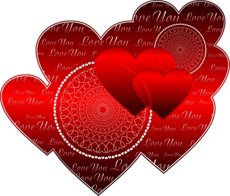 Valentines greeting cardのイラスト素材