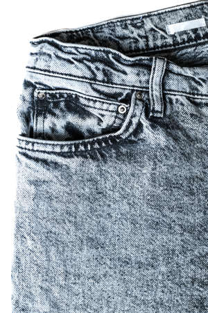 Blue Denim jeans texture. Denim background texture for design. Canvas denim texture. Blue denim that can be used as backgroundの写真素材