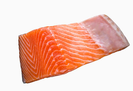 Fresh uncooked fish isolated on white.の写真素材