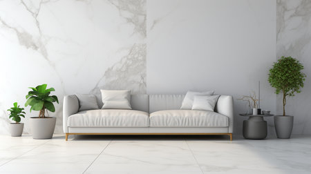 Room interior empty space background mock up, room walls and blank parquet floorの素材