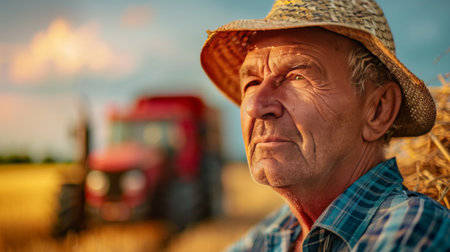 Agricultural farmers protestの素材