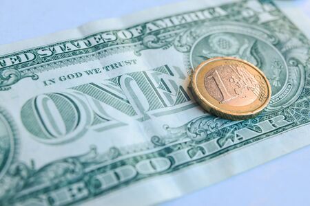 Euro and Dollarの写真素材