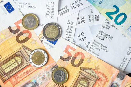 Ordinary living expenses receipts, notes and coins to pay for them; ordinary cost of living.