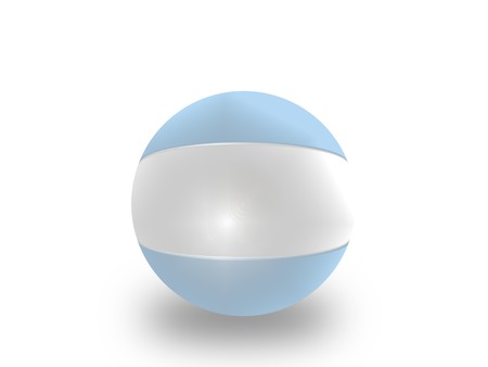  Soccer ball with shade isolated on white  backgroundの写真素材