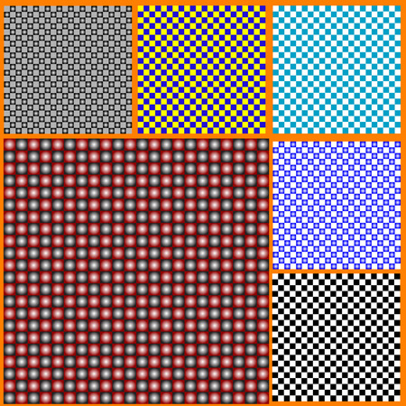 Seamless pattern from squares, with change possibility on groups WHITE and BLACKのイラスト素材