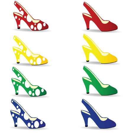 illustration a shoe on a white backgroundのイラスト素材