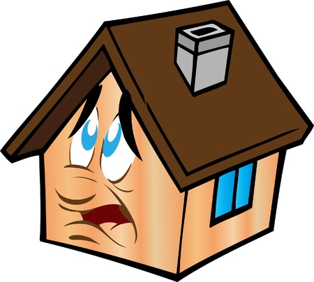 vector illustrations little houseのイラスト素材