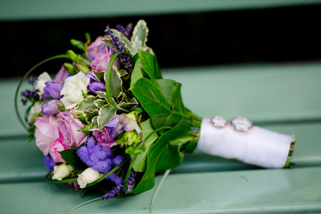 wedding decor flowers bride bouquetの写真素材