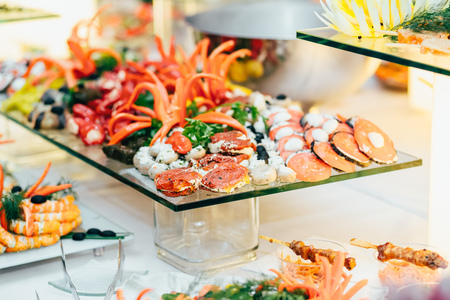 catering food wedding buffet eventの写真素材