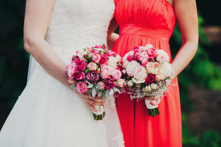 flowers wedding bride groom decorationの写真素材