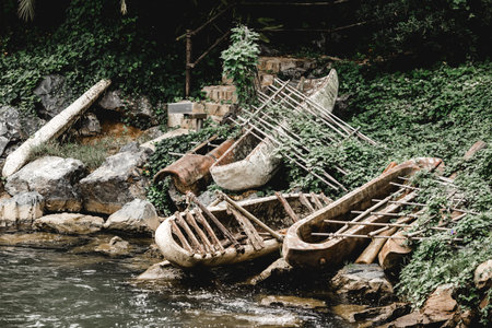 port aventura spain beach landscapeの写真素材