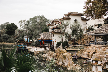 port aventura spain beach landscapeのeditorial素材