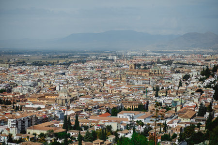 granada spain alhambra city andalusiaの写真素材