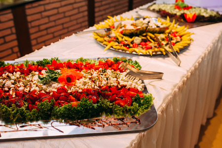 Catering Food Wedding Event Tableの写真素材